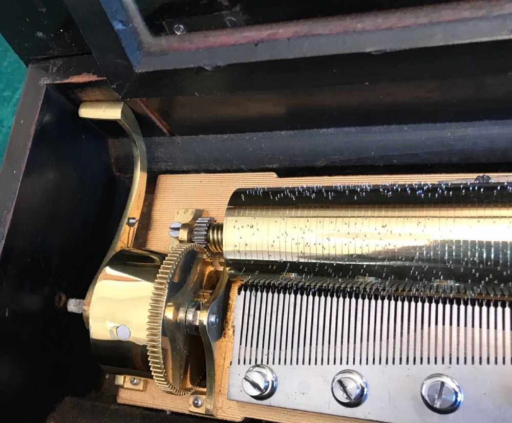 Victorian musical Music Box circa 1875 View IV