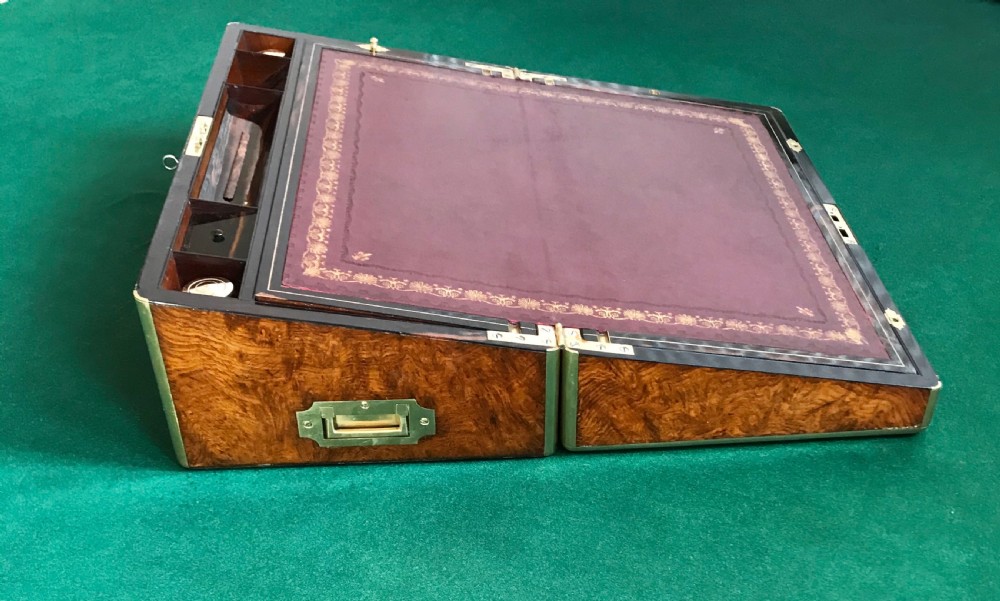 Exceptional Campaign, writing slope, stationery box. Circa 1875 View IV