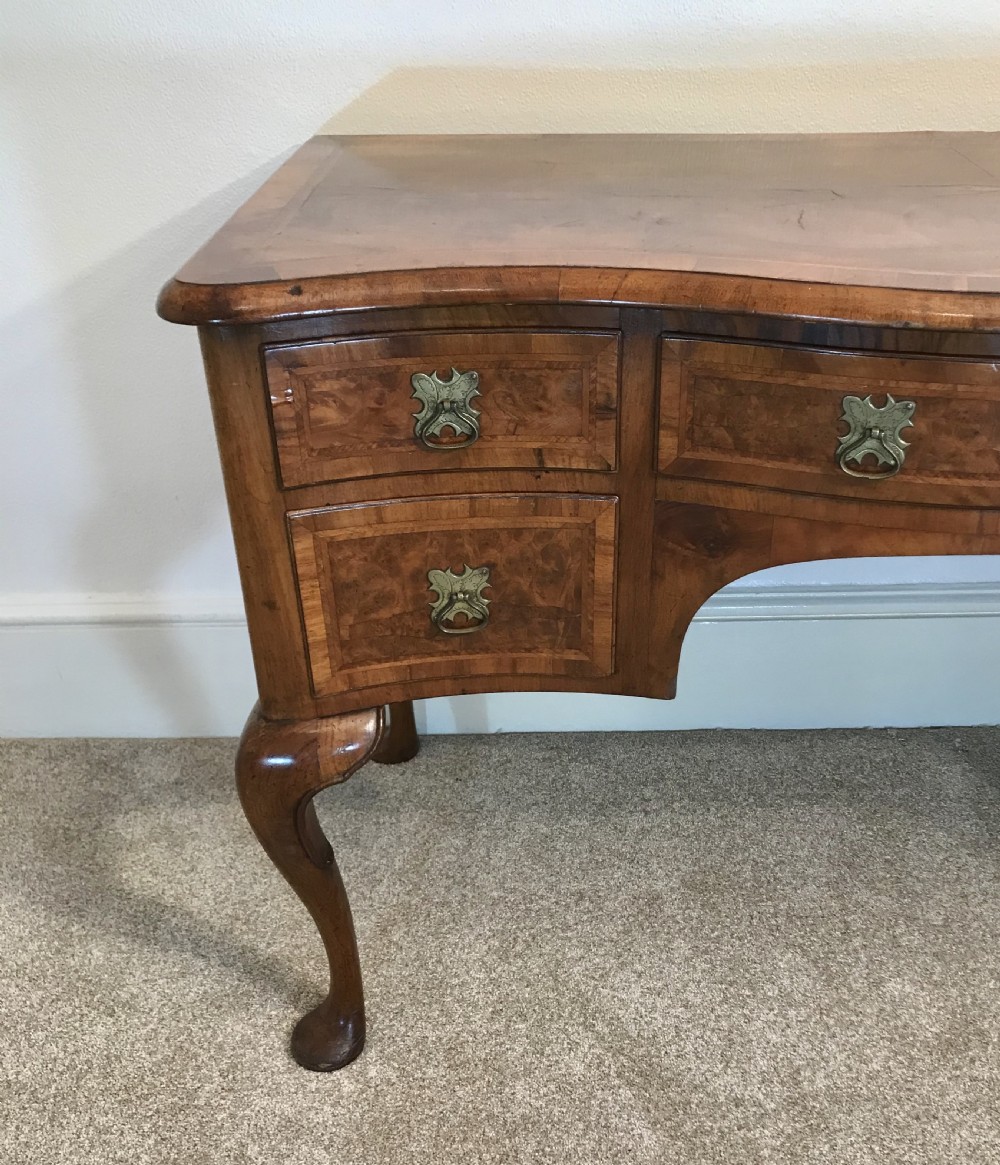  A fine walnut versatile writing, dressing table or sideboard, lowboy circa  1920 View VI