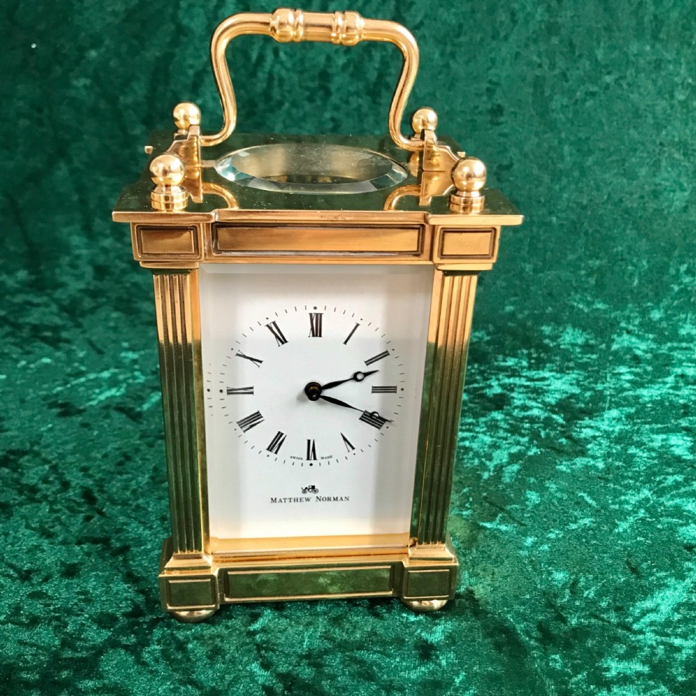 Good & large 8 day striking carriage clock View II