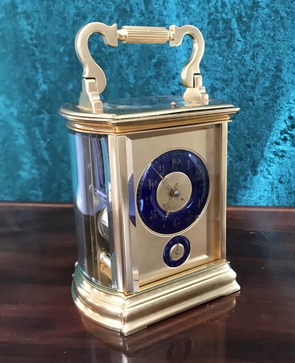 Good quality decorative carriage clock circa 1920