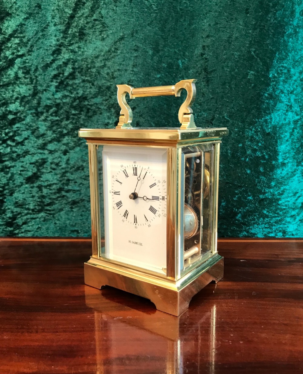 Good quality 8-day striking carriage clock