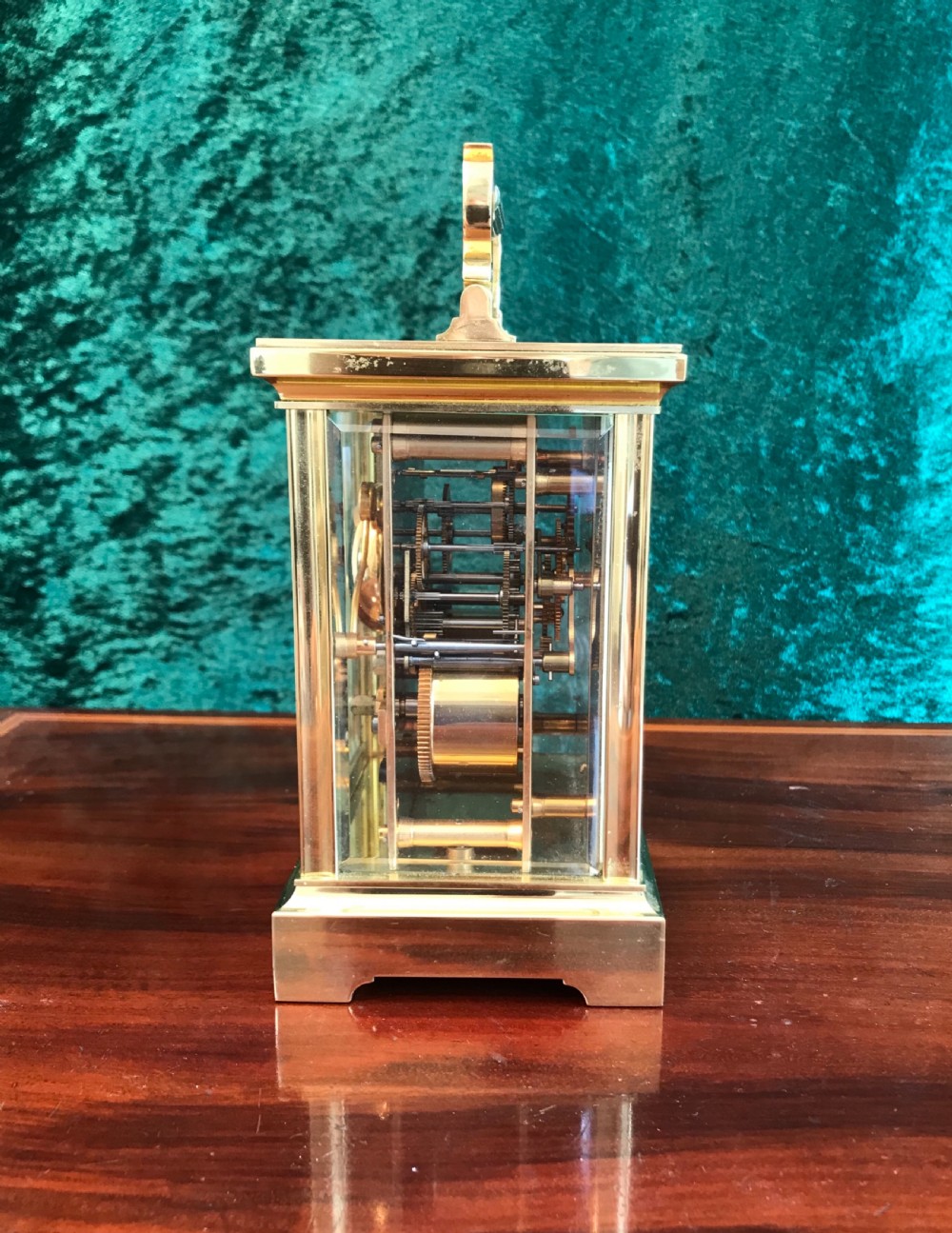 Good quality 8-day striking carriage clock View IV