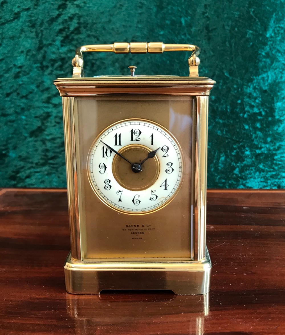 Fine quality eight day striking, Repeating.carriage clock circa 1900 View VII