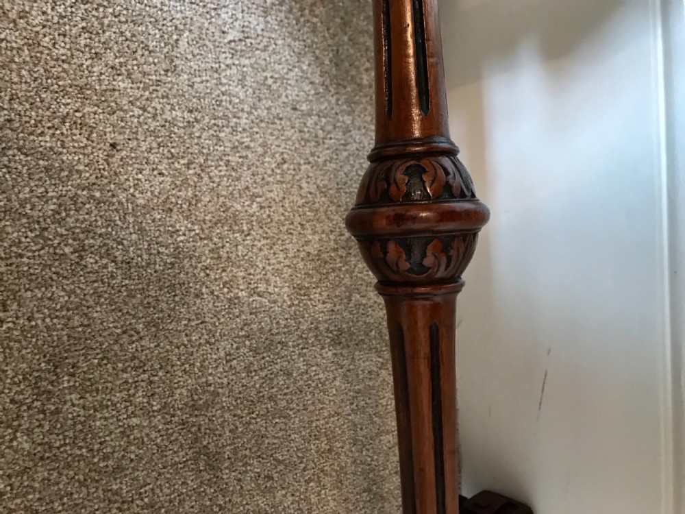 Victorian walnut GAMES table. Work table. circa 1875 View III