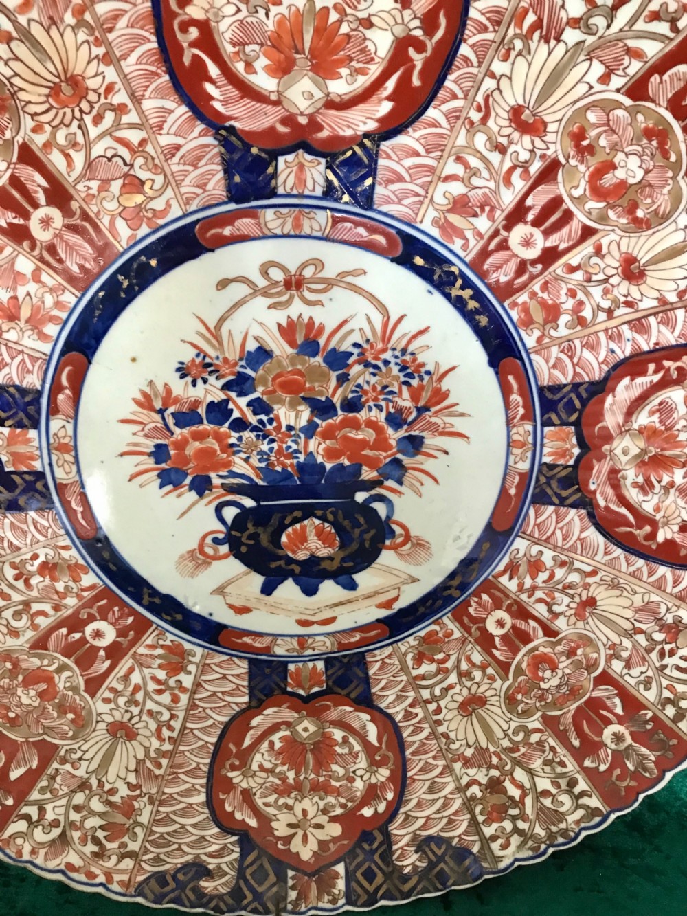 Good and large Imari charger. Wall plate. Oriental.circa 1900 View V