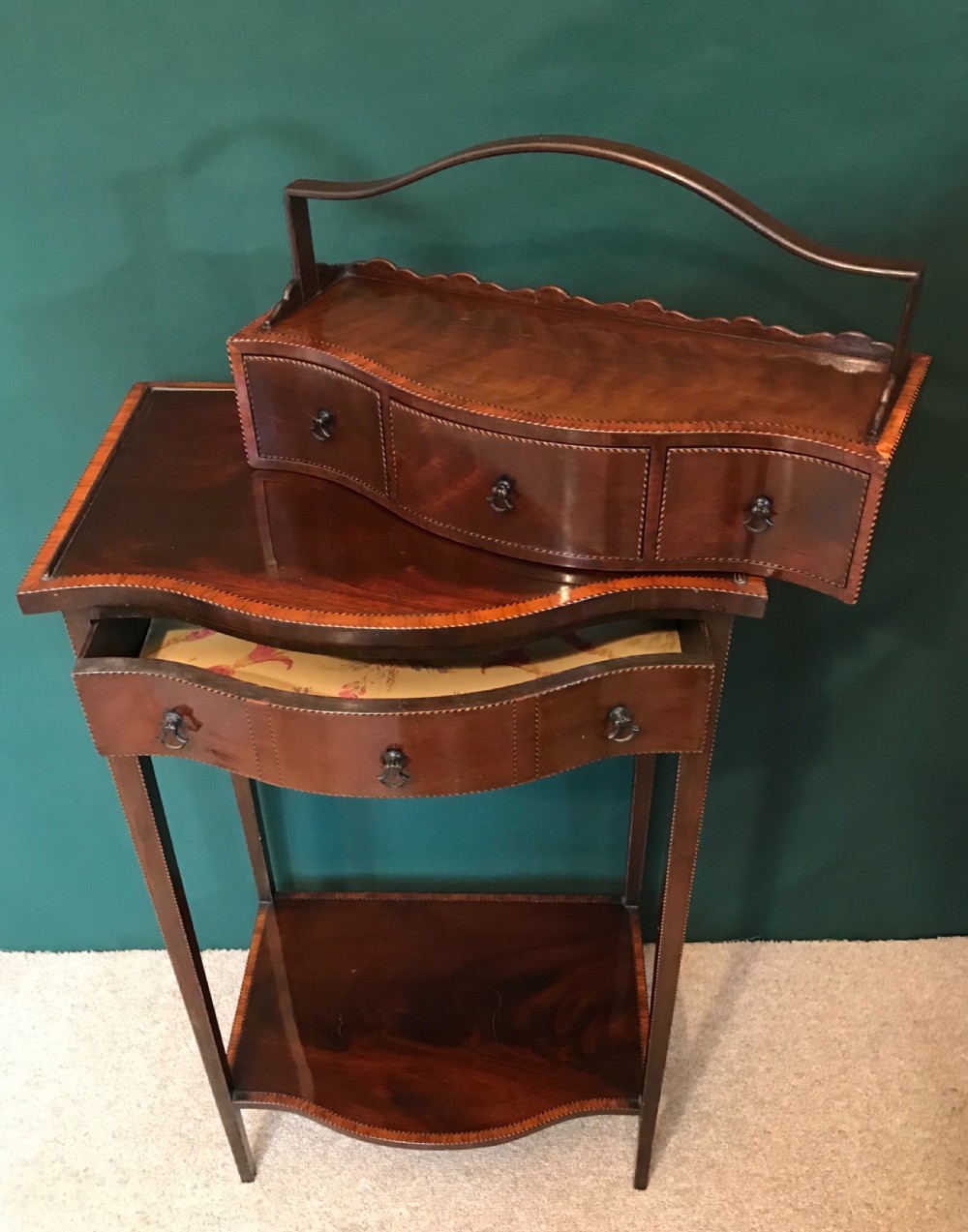Edwardian.Versatile 2 part sidetable circa 1910 View II