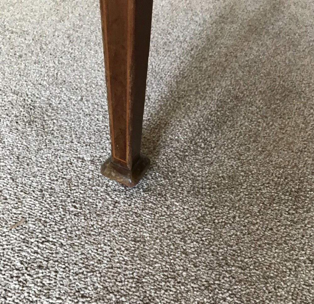 Art nouveau marquetry inland elbow chair View III