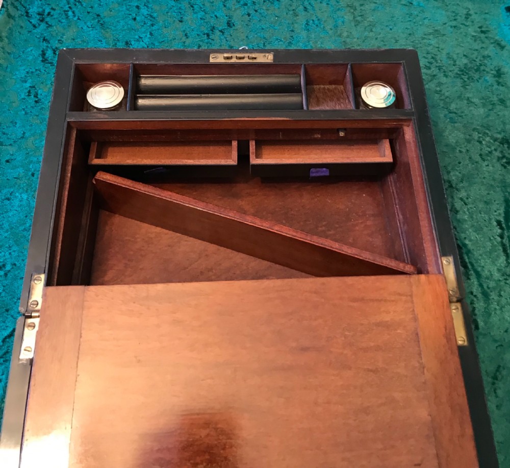Victorian coromandel stationery box circa 1890 View V