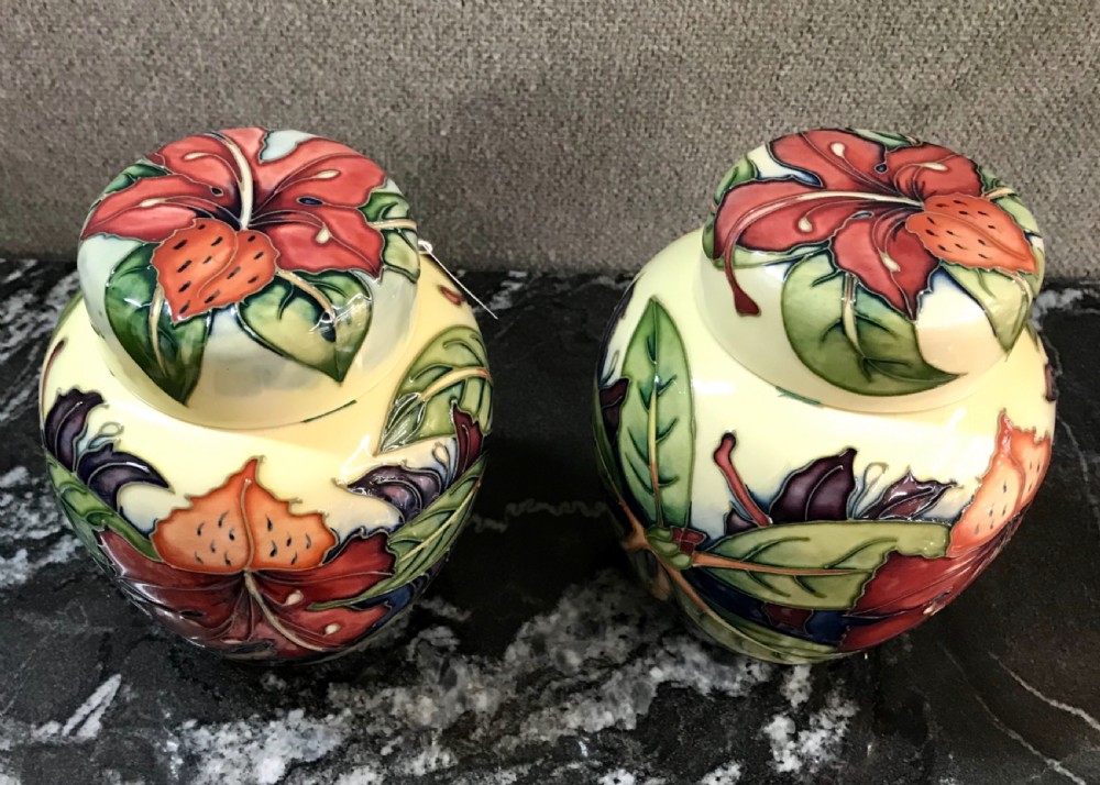 A pair of Moorcroft vases and covers View II