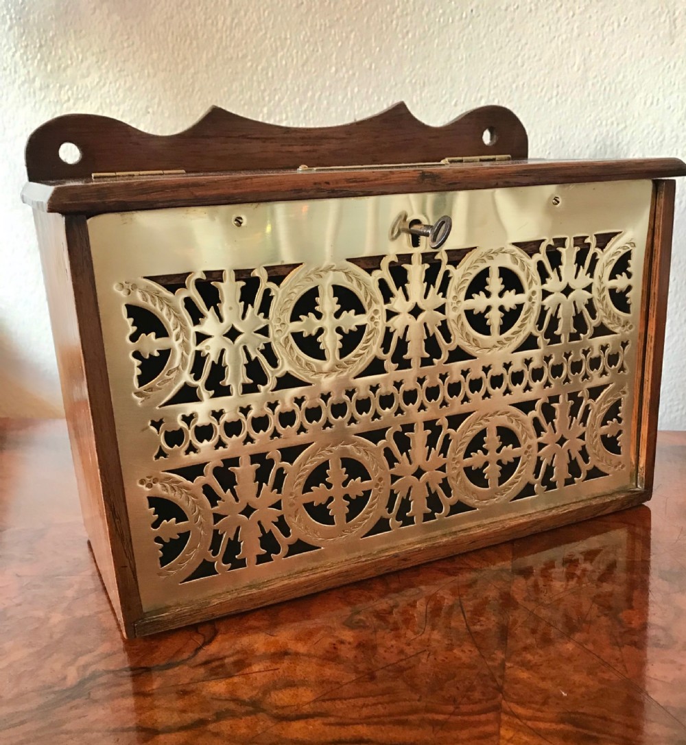 Edwardian country house letterbox circa 1900 View III