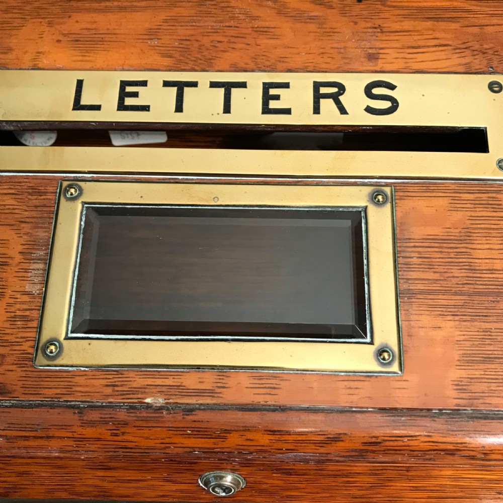 Country house postal telegram box circa 1900 View II