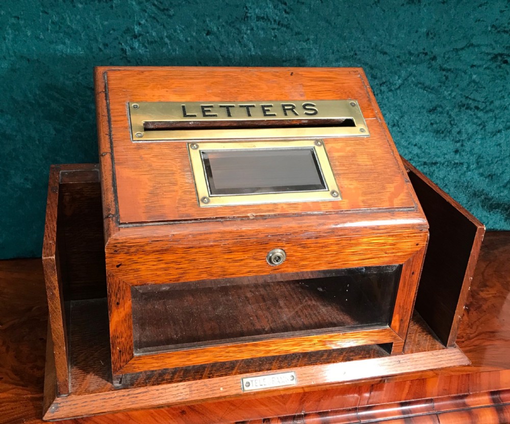 Country house postal telegram box circa 1900 View VI
