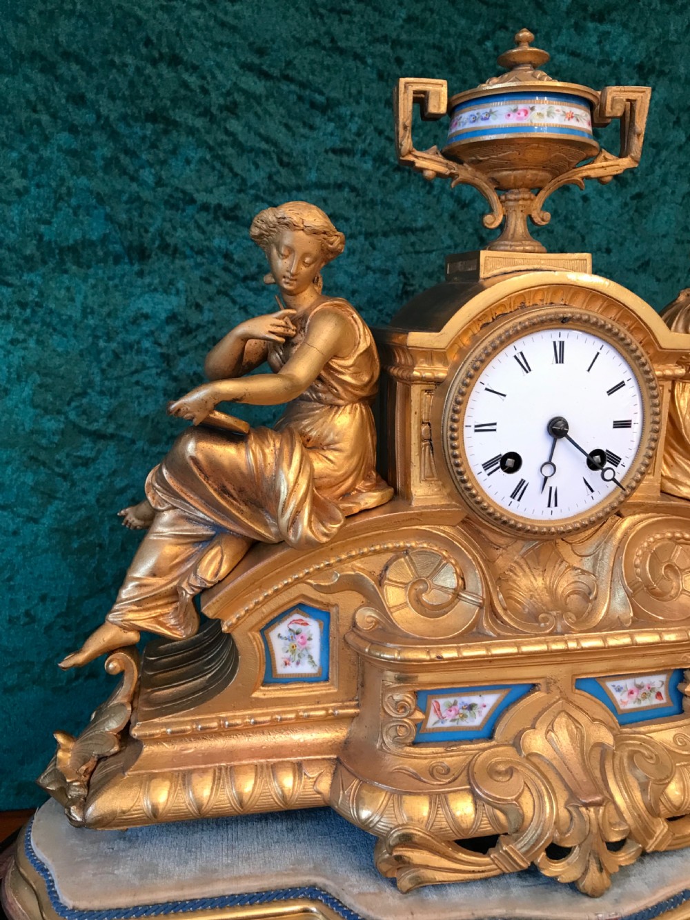 19th mantle clock circa 1875.  View IV