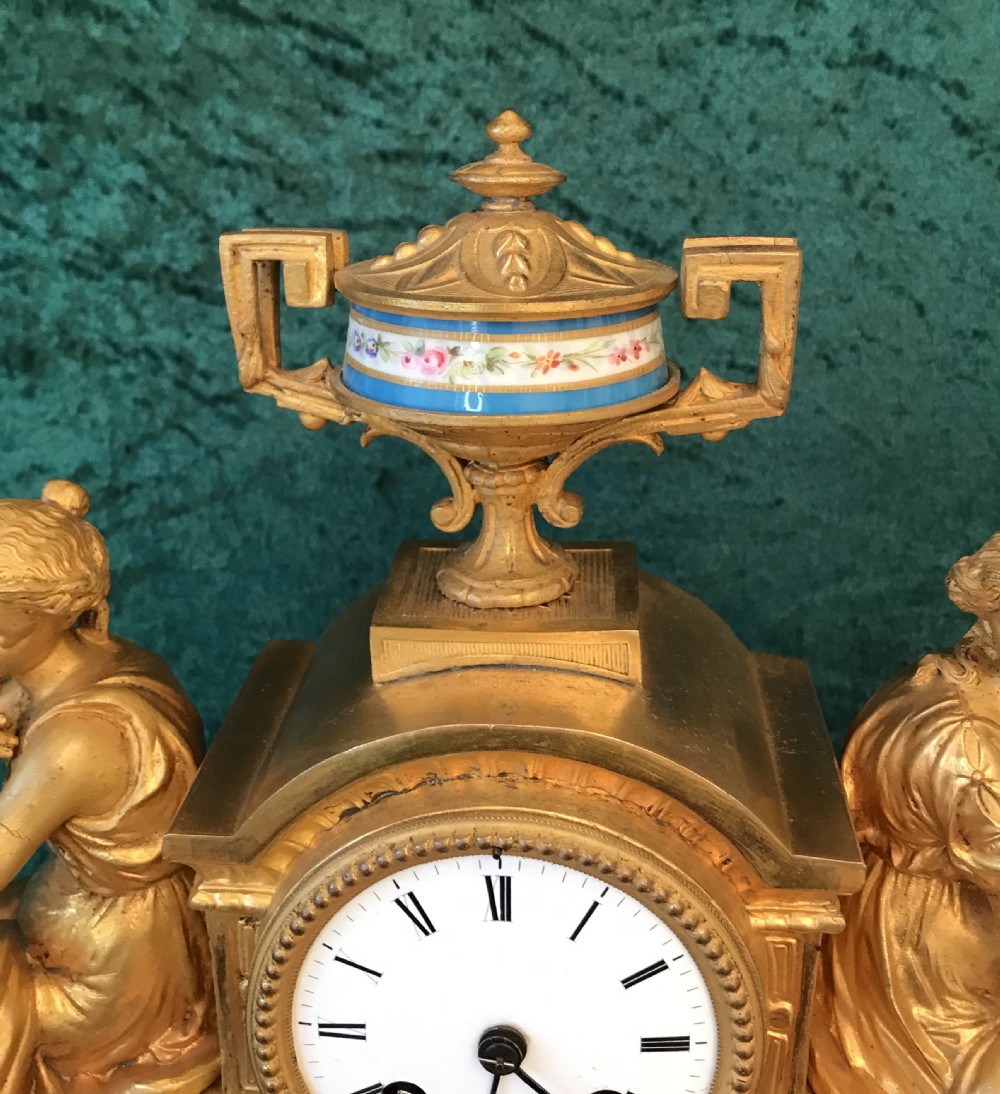 19th mantle clock circa 1875.  View V