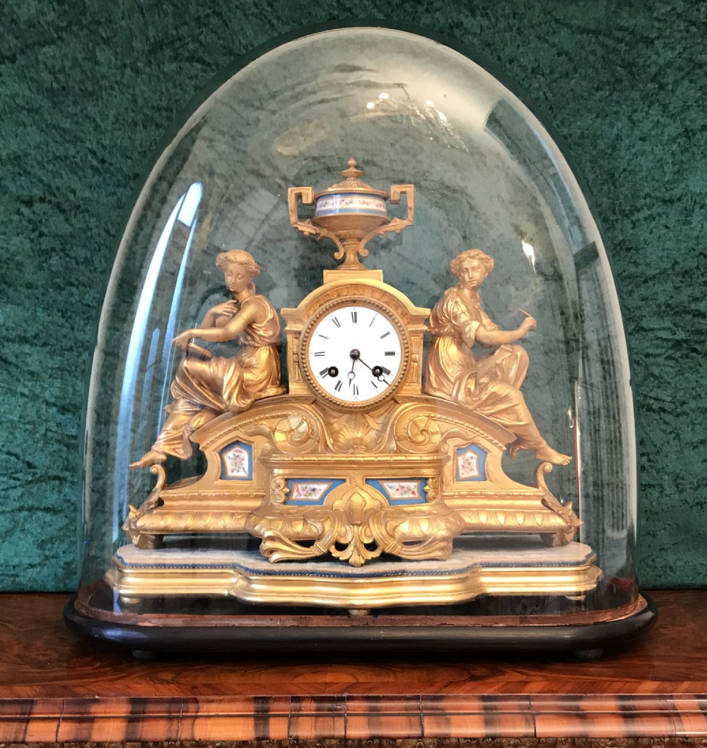 19th mantle clock circa 1875.  View VIII