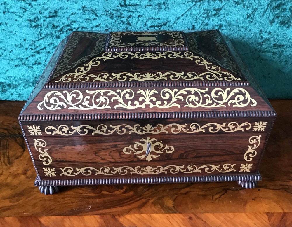 Sewing box circa 1830 View V