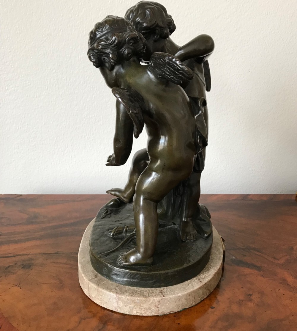 19th century bronze group circa 1870 View IX