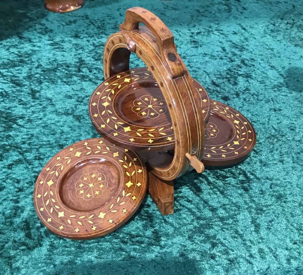 Treen, Metamorphic, three tier stand. circa  1900