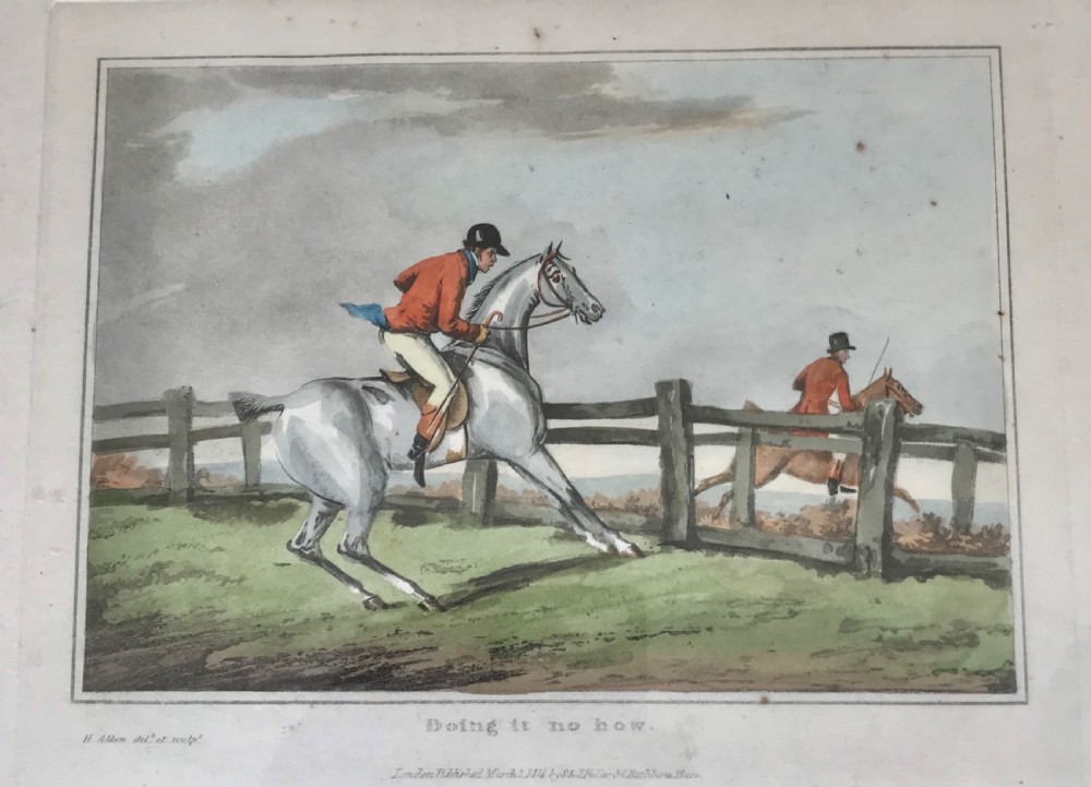 Henry Alken prints circa 1818 View III