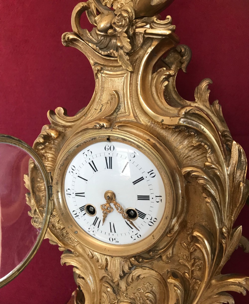 French mantle clock circa 1880 View II