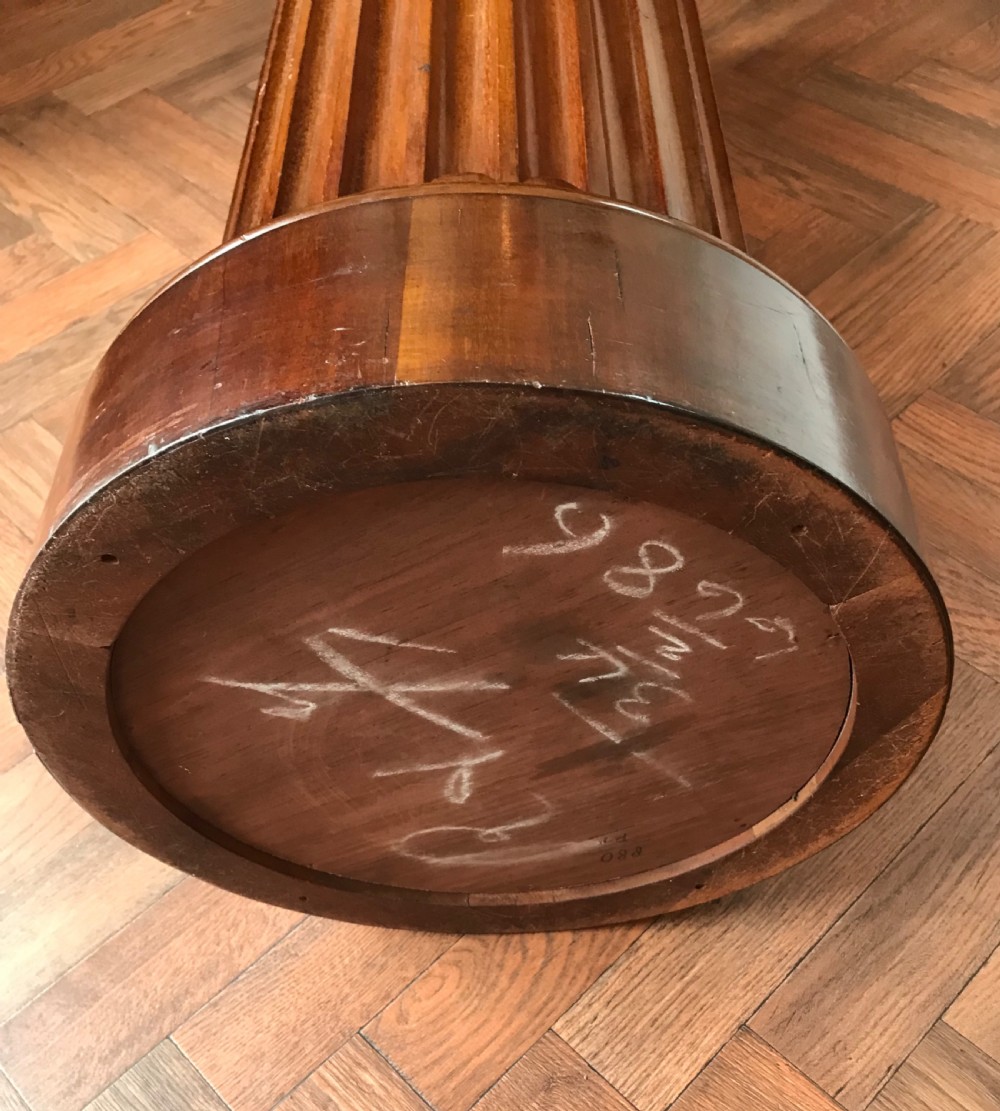 Mahogany pedestal circa 1900 View IV