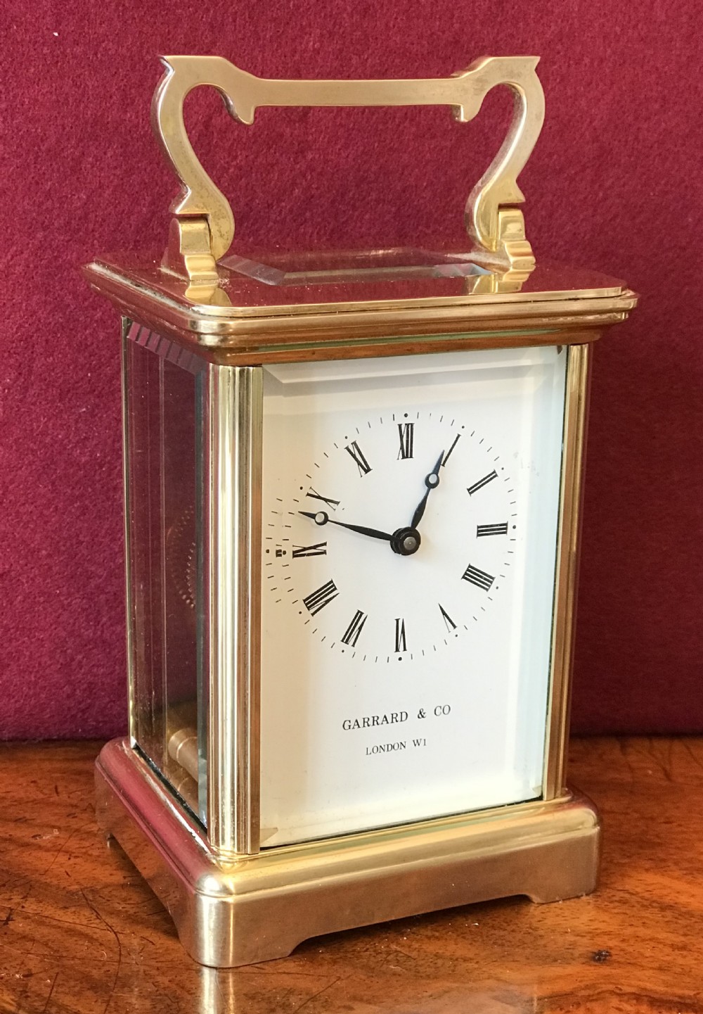 Garrard and co London carriage clock