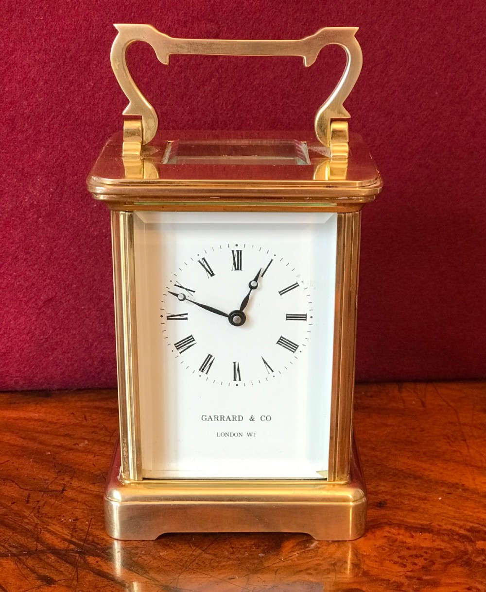 Garrard and co London carriage clock View II