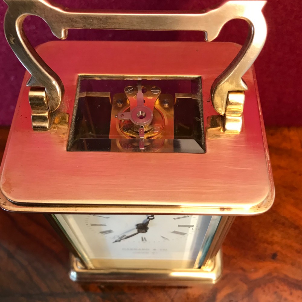 Garrard and co London carriage clock View V