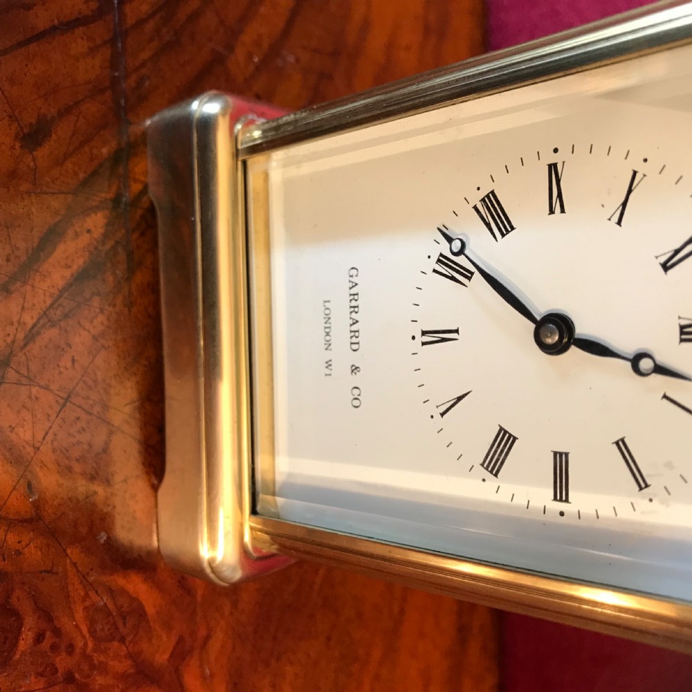 Garrard and co London carriage clock View VIII