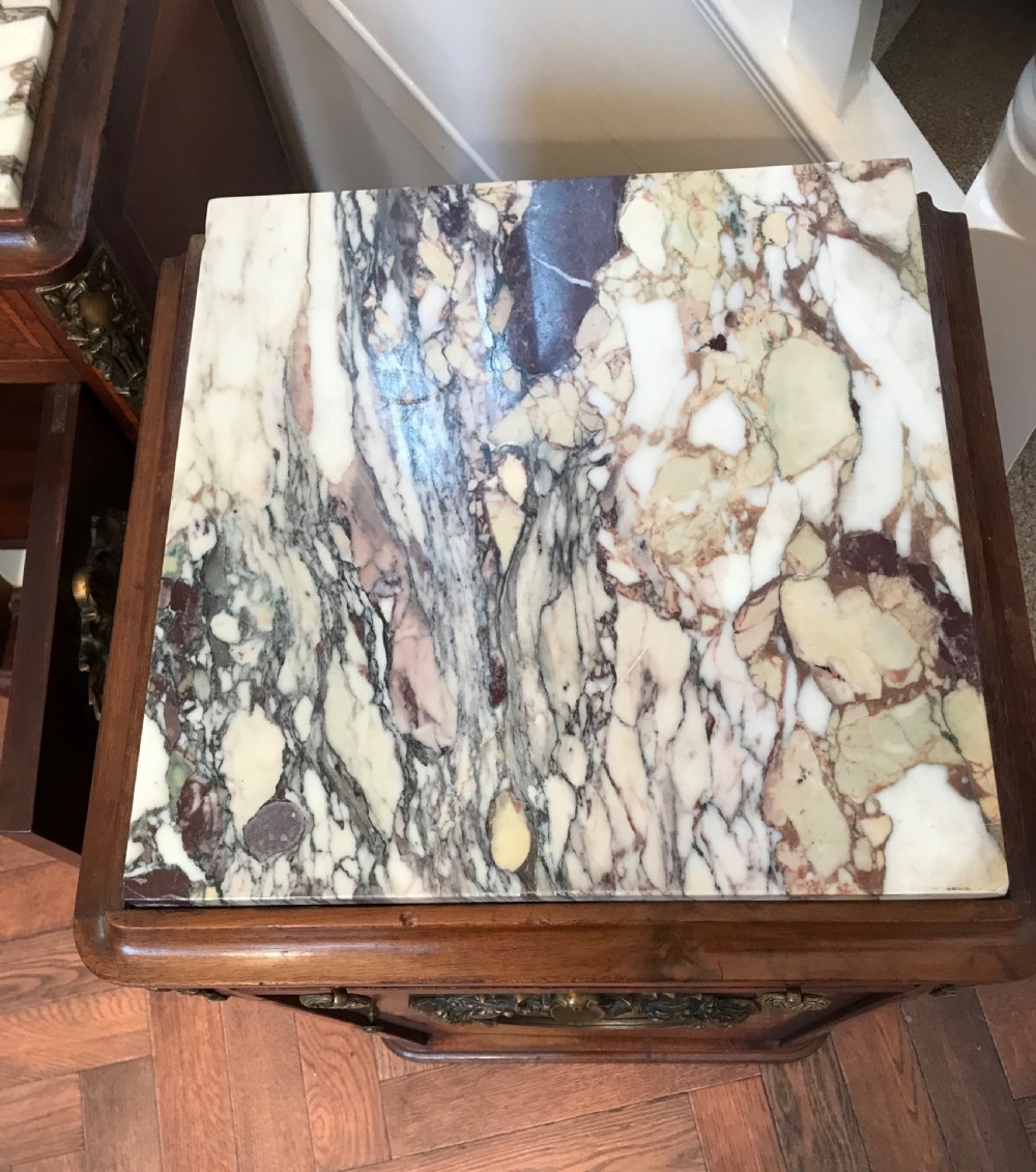 A Fine pair of French cabinets, side tables. Bedside tables circa 1880 View VI