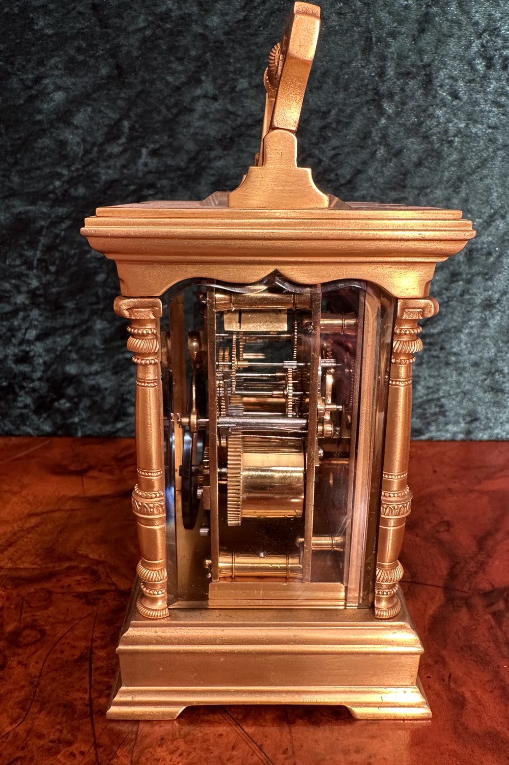 Very unusual carriage clock circa 1900 View II
