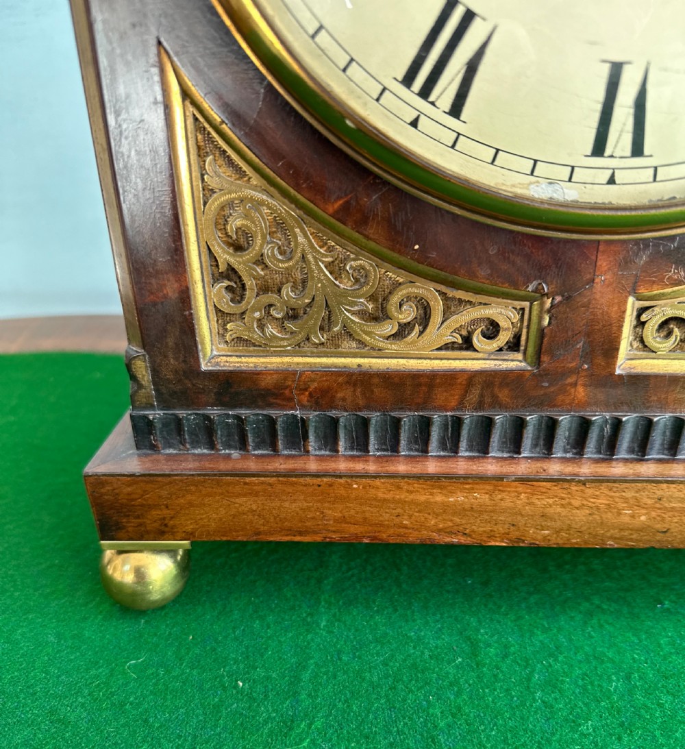 Georgian bracket clock. View III