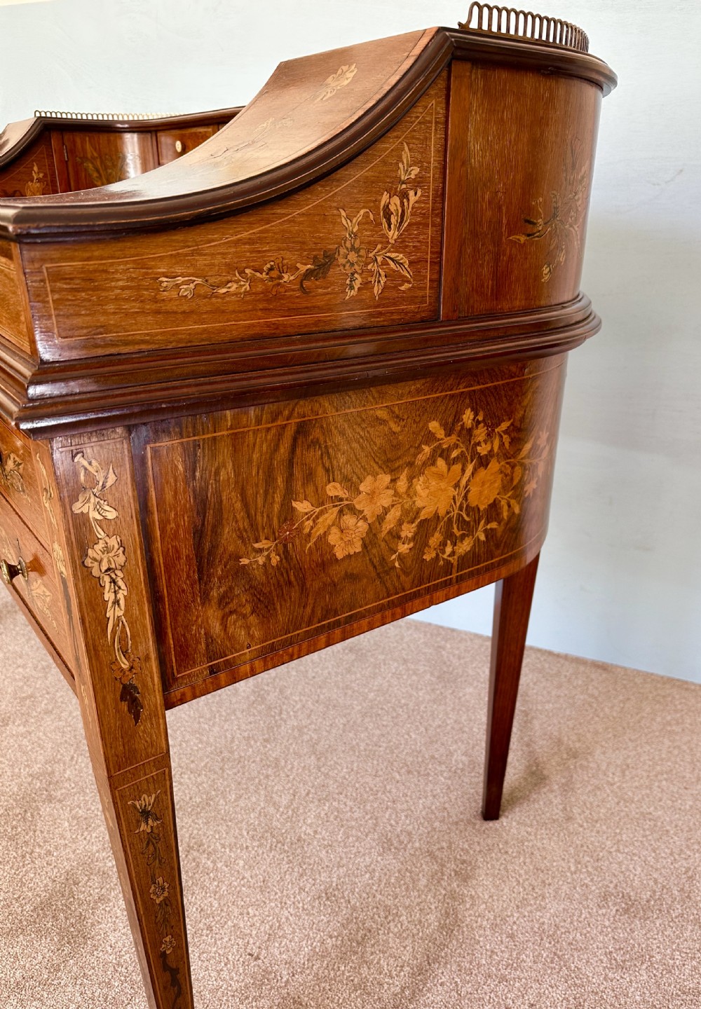 Desk circa, 1890, Carlton House desk. Writing table.  View V