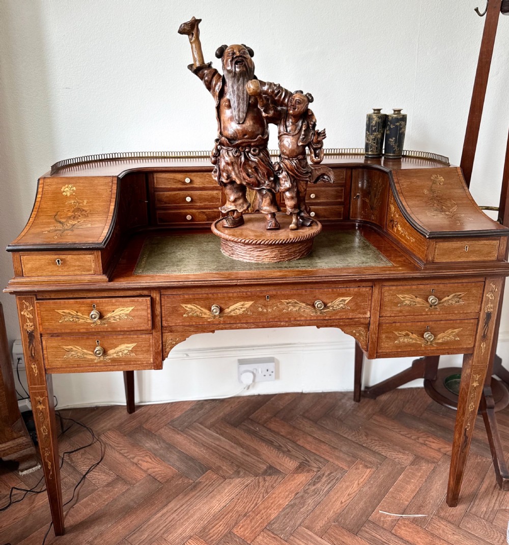 Good and large, Chinese figure circa 1890. Chinese sculpture, root carving  View VII