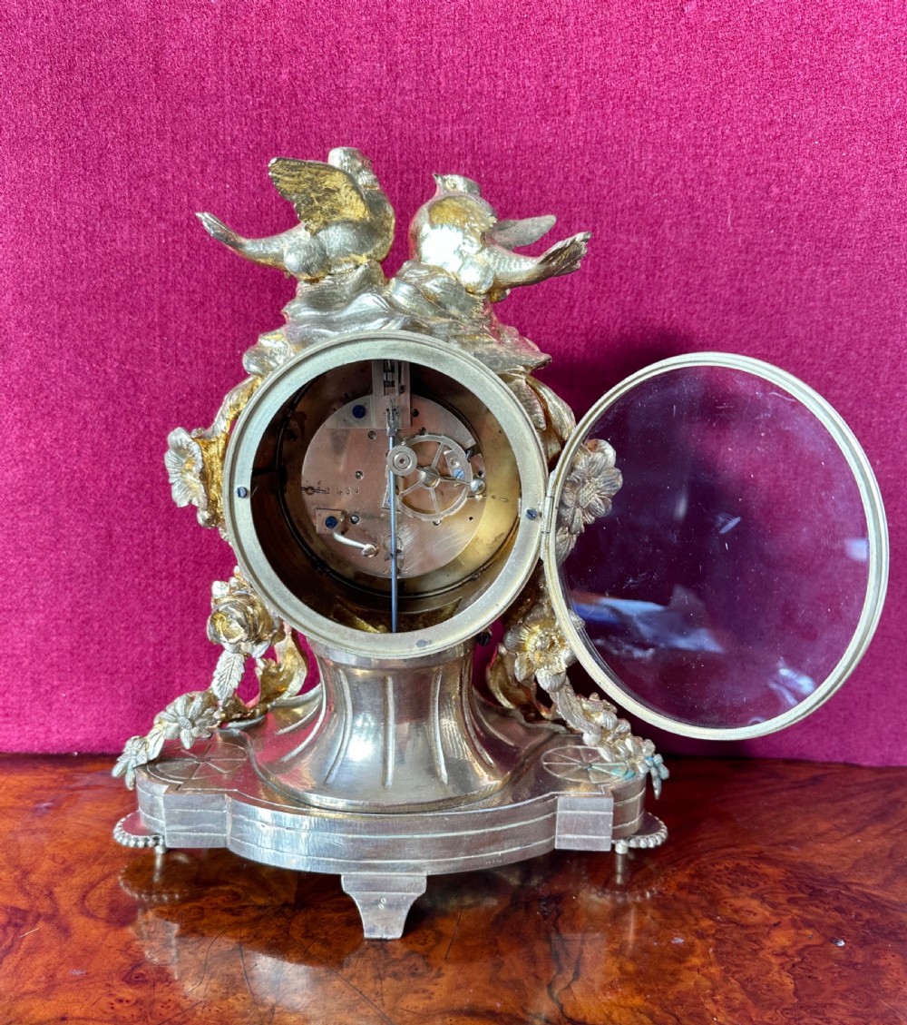 Eight day striking mantle clock circa 1860. French mantel clock View VI