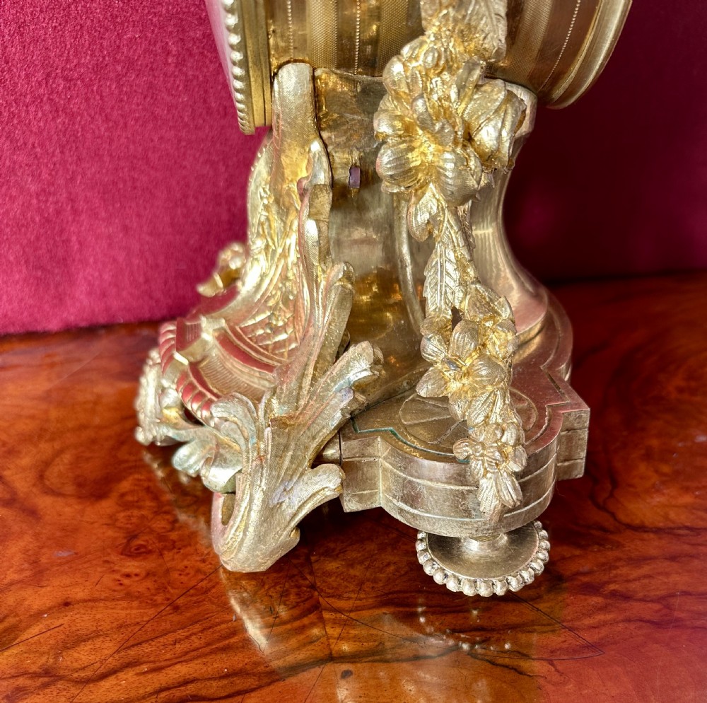 Eight day striking mantle clock circa 1860. French mantel clock View VII