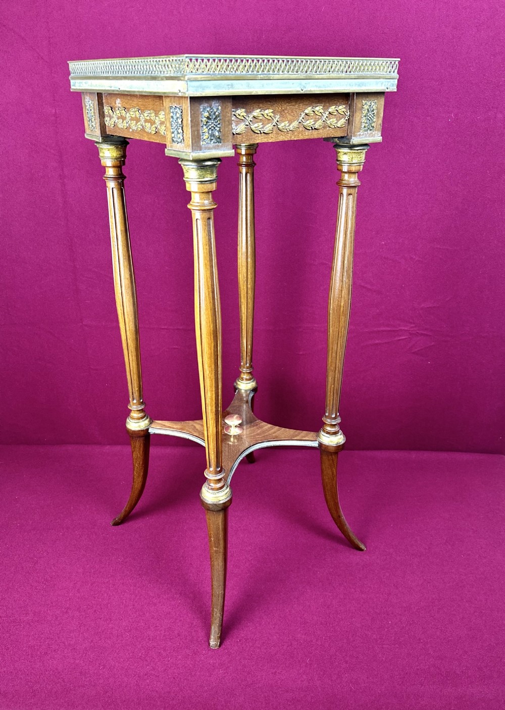 Occasional pedestal table circa 1900 View III