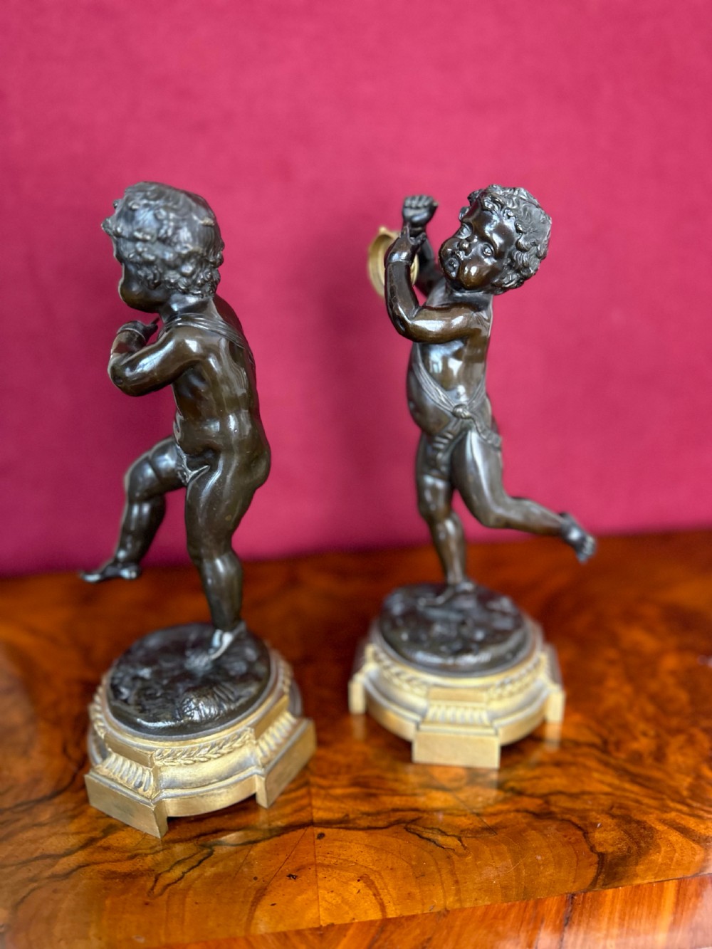Bronze infant musicians, circa 1880  View VII