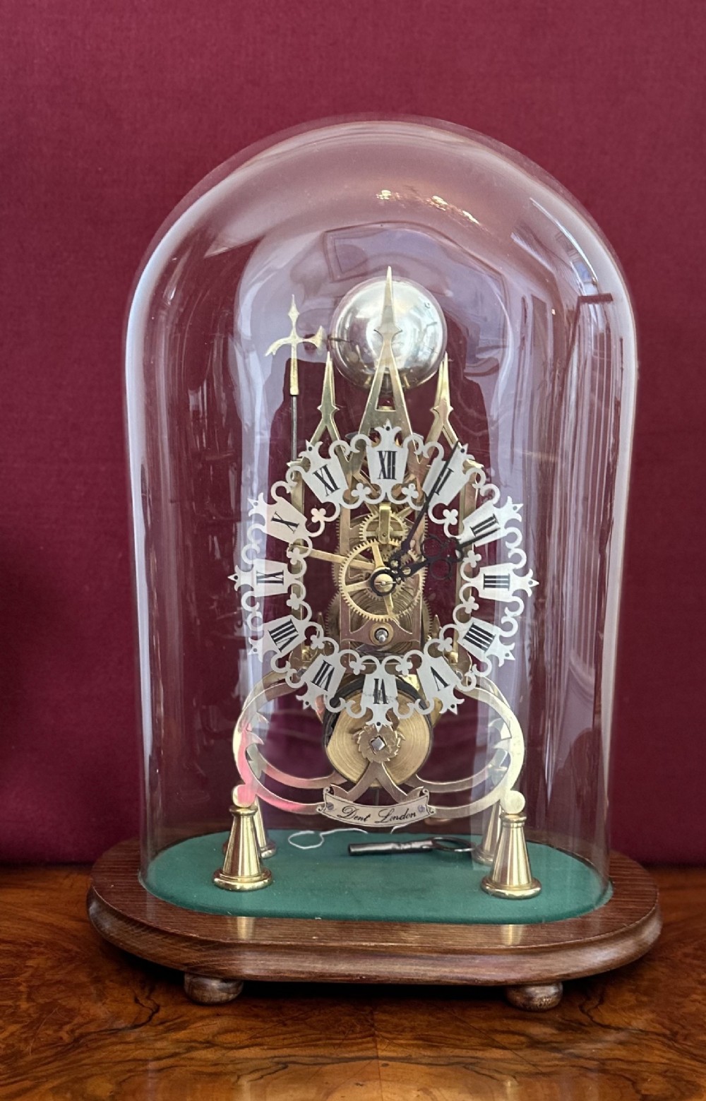 Dent of London. Skeleton, Clock 