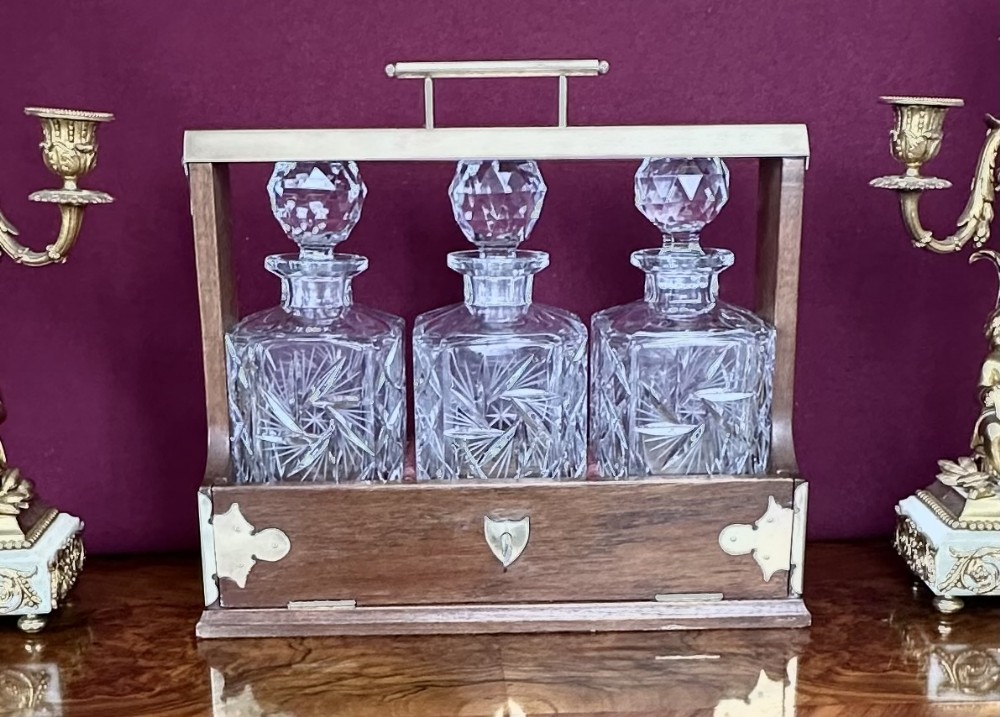  Tantalus With three decanters circa 1920