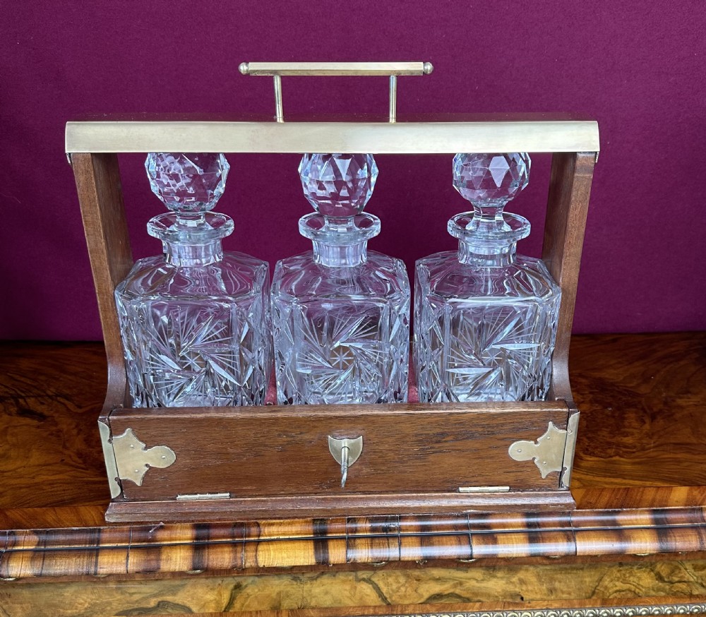  Tantalus With three decanters circa 1920 View X