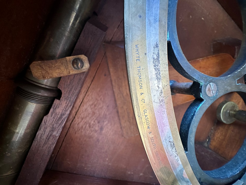 Sextant contained  in the original fitted case. View IV