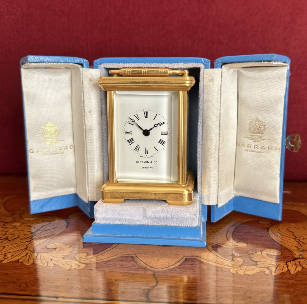 Garrard & Co Miniature carriage Clock