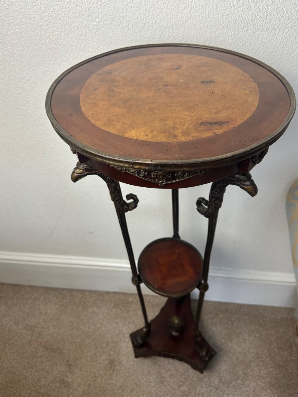 Plant stand circa 1900. Ornate planter.. View II