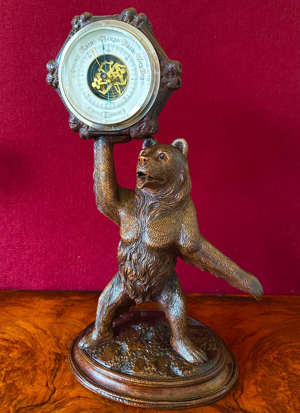 Black forest carved Bear circa 1920
