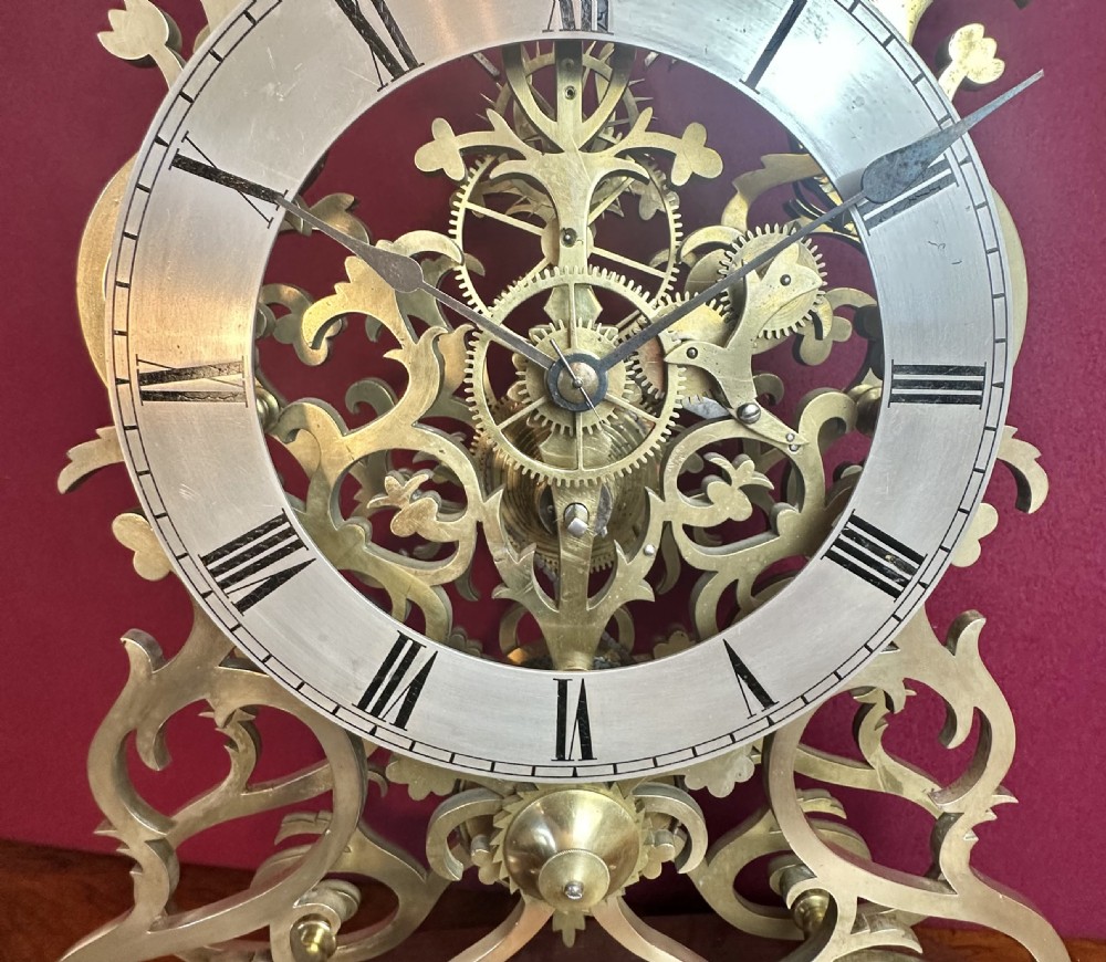 Good and Large 8 Day Striking skeleton Clock View VI