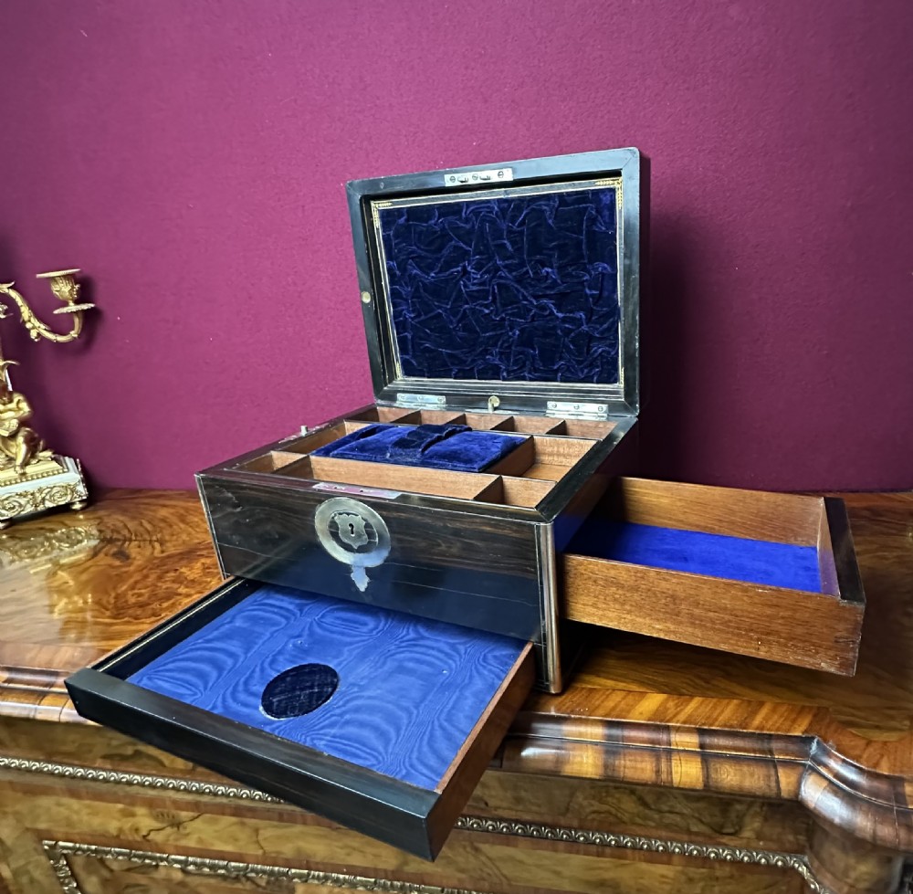 Jewellery, vanity box circa 1875