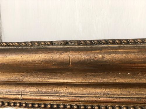 FRENCH ANTIQUE LOUIS PHILIPPE MIRROR C1860 - ADDITIONAL PHOTO 3