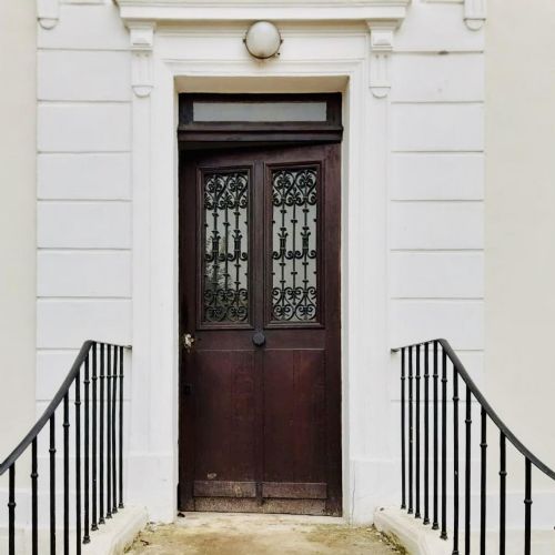 19th century french antique front door c1860 paris - CATEGORY: ANTIQUE MISCELLANEOUS - DATED 1860